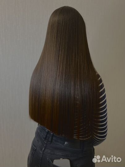 Кератиновое выпрямление волос