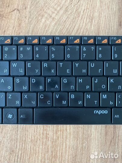 Клавиатура беспроводная rapoo плоская безрамочная