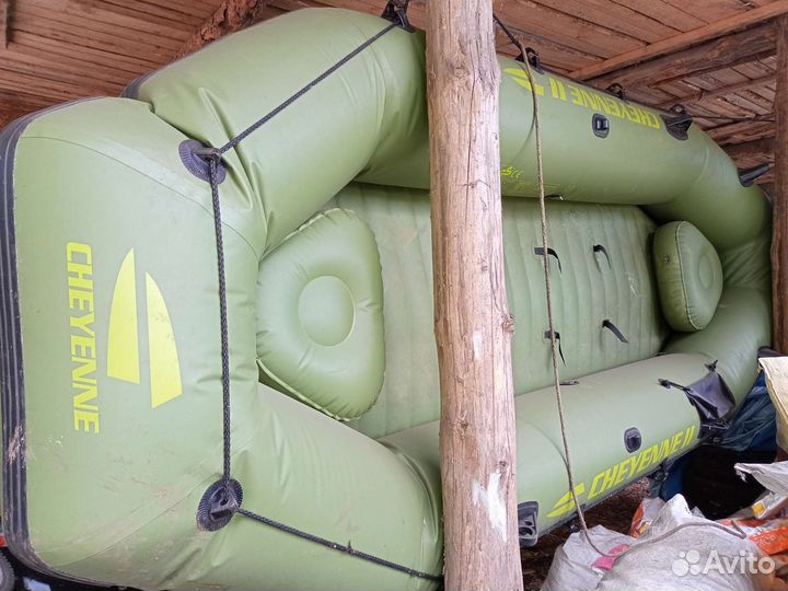 Надувная лодка пвх бу с мотором