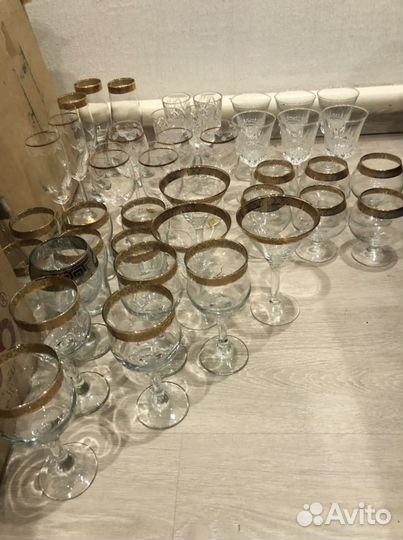 Рюмки бакалы фужеры вазы креманки салатницы кастрю