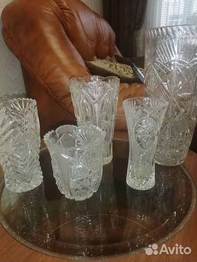 Вазы для цветов хрусталь