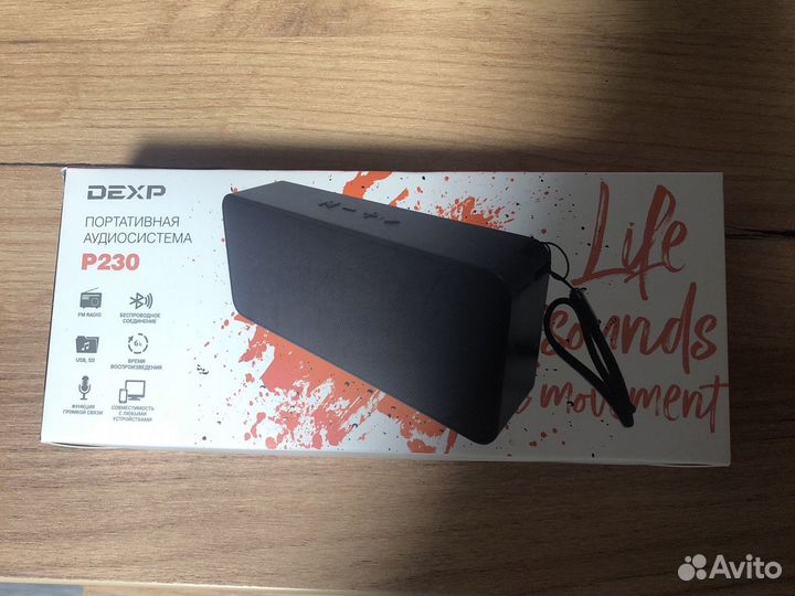 Портативная аудиосистема dexp P230