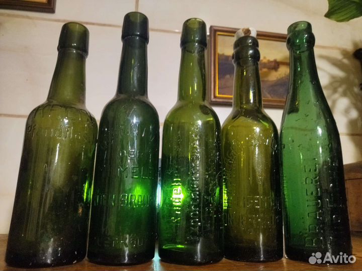 Довоенные бутылки Кёнигсберга