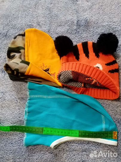 Шапка для мальчика размер 46- 48