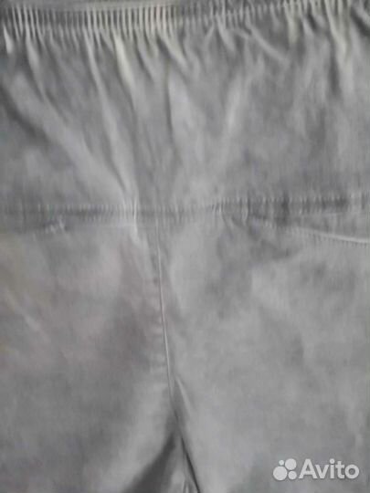 Джинсовые брюки-лосины