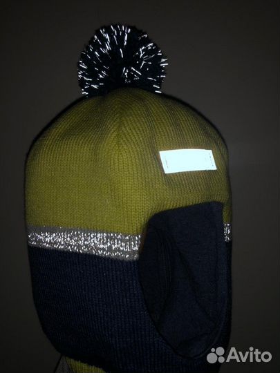 Шапка-шлем зимняя с забралом Jumbi новая 47-49