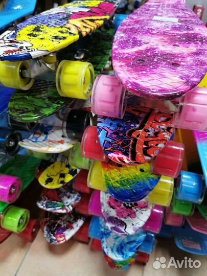 Пенни борды со светящимися колесами