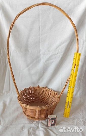 Корзина плетенная для декора, цветов, подарков