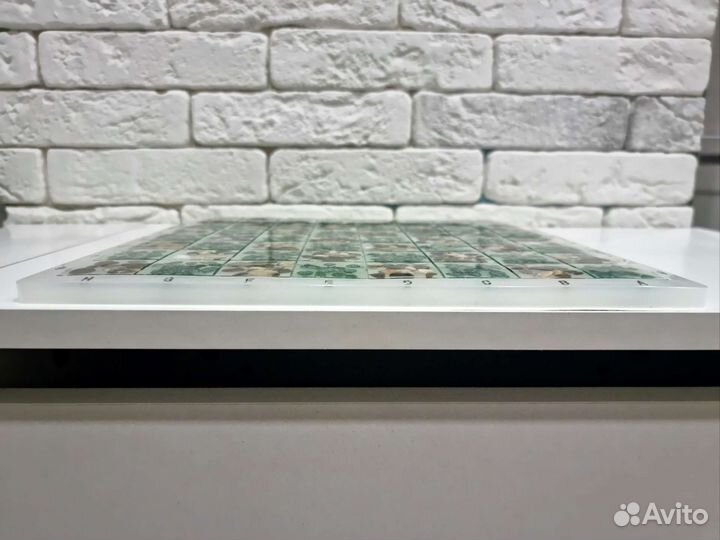 Шахматы ручной работы из смолы без доски