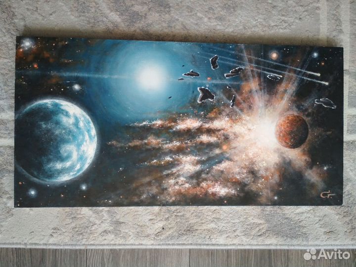 Картина маслом на холсте 