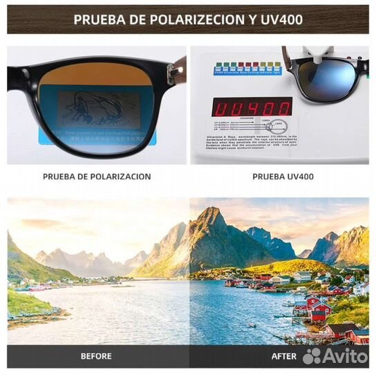 Новые очки солнцезащитные поляризационные UV400