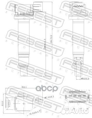 Катушка зажигания 01640012 Febest