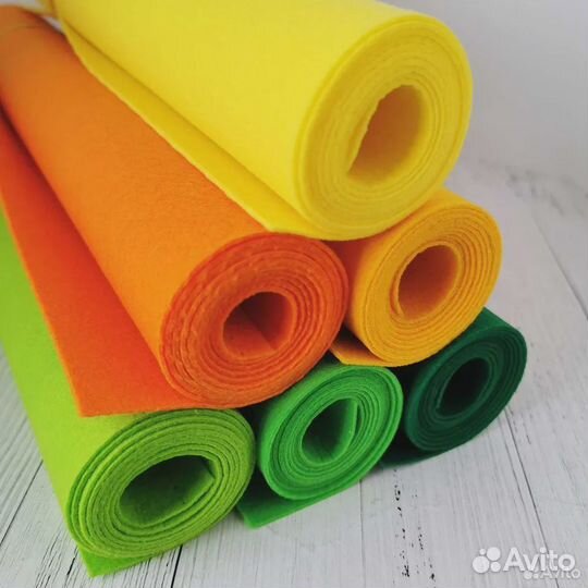 Фетр для рукоделия жесткий, 1,2мм, размер 30*100см