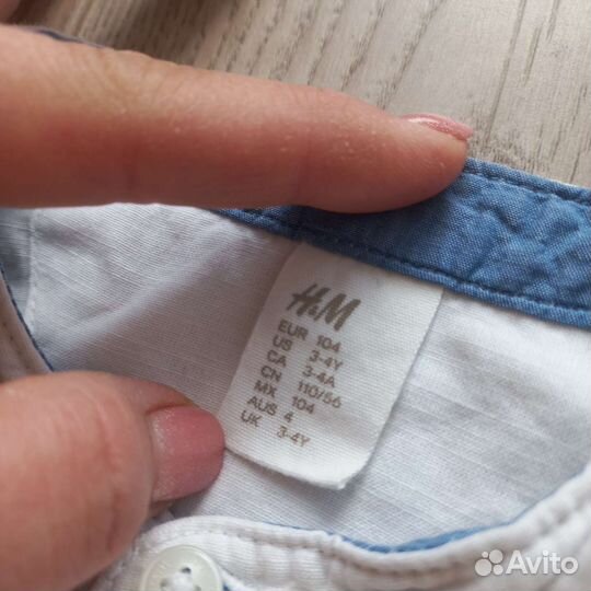 Рубашка на мальчика 104