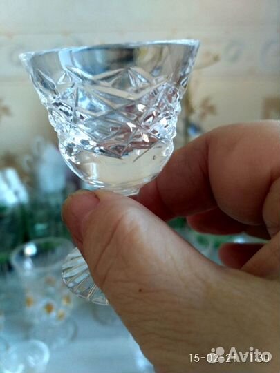 Фужеры И хрустальные рюмки и другое