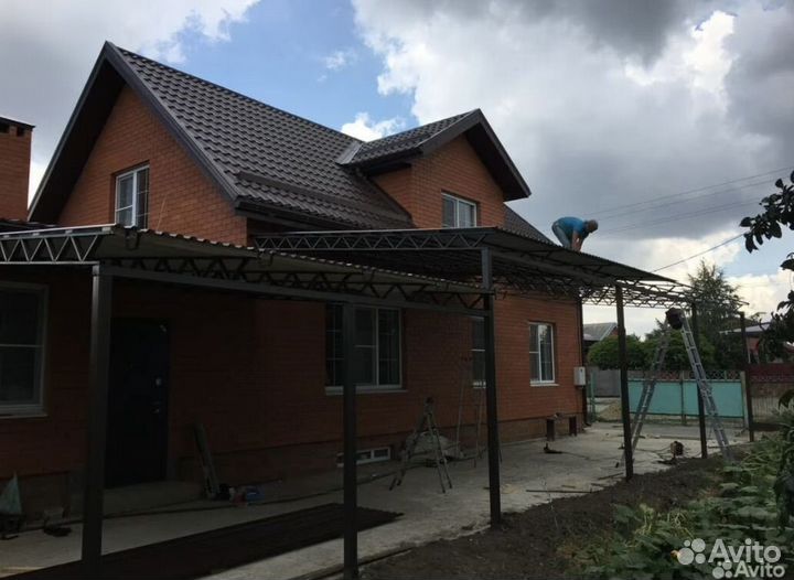 Навес под ключ