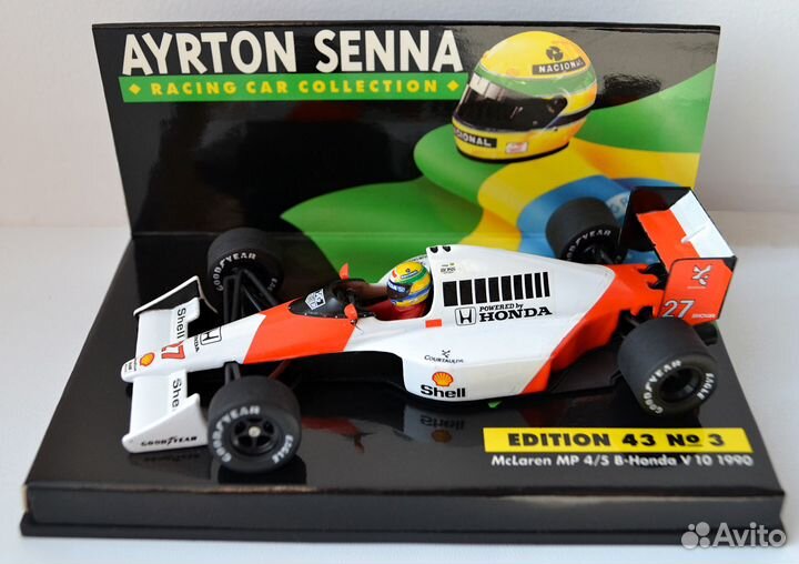 Minichamps 1:43 Ayrton Senna / Formula 1 / Сенна