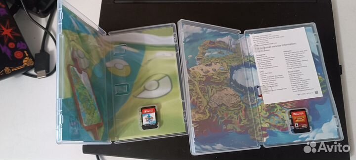 Картриджи для Nintendo switch pokemon