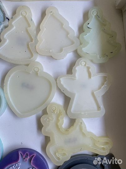 Молды для эпоксидной смолы новогодние игрушки