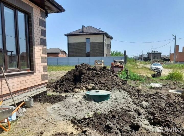 Установка канализации септик под ключ