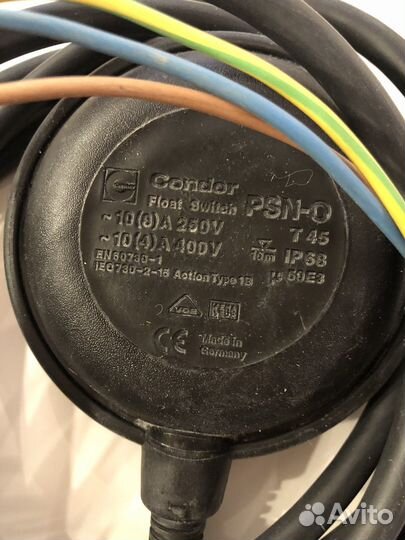Пoплaвковый выключaтель condor PSN-0