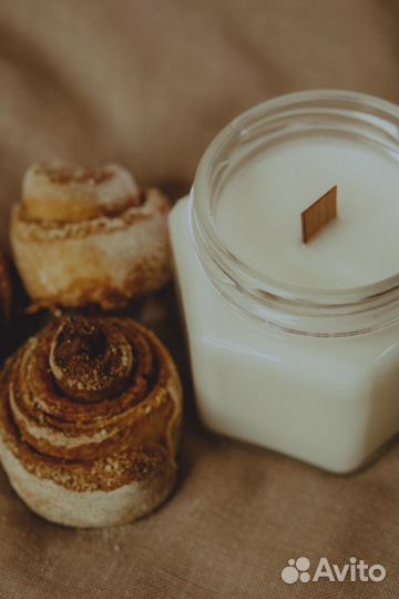 Свеча из натурального кокосового воска