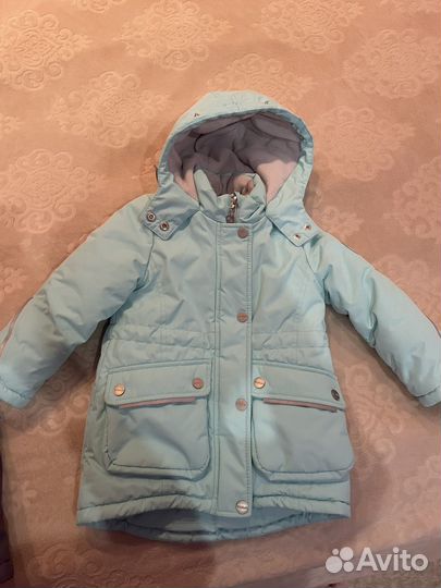 Зимний костюм для девочки 92