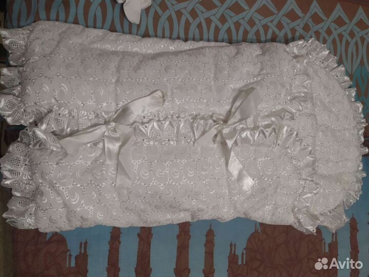 Конверт одеяло на выписку зимний