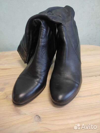 Сапоги натуральная кожа, демисезонные, весна