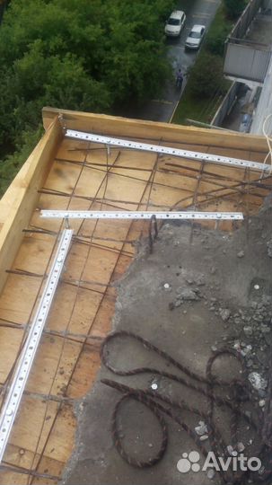 Ремонт балконных плит с фибродобавками