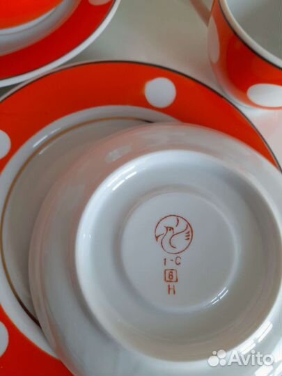 Сервиз чайный новый Тернополь фарфор винтаж