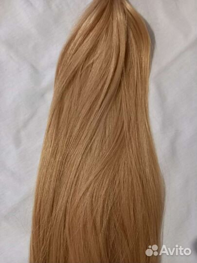 Волосы для наращивания блонд бу