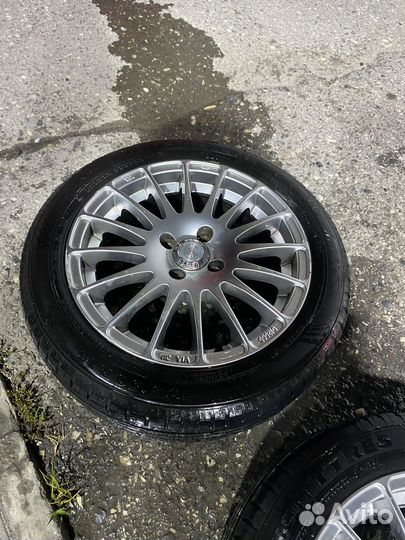 Диски R15 Alex 4x100, Nokian Nordman SX.3 195x50