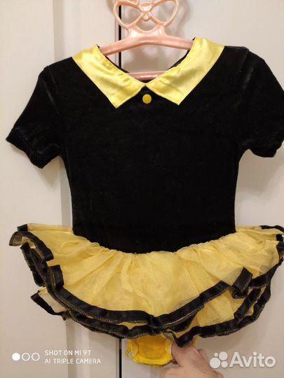 Новогодний, карнавальный костюм пчёлки, 0.5-2 года