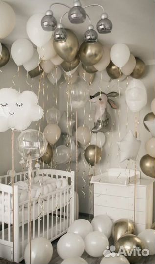 Воздушные шары на выписку из роддома