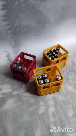 Ящик для батареек аа, ааа, 18650, крона