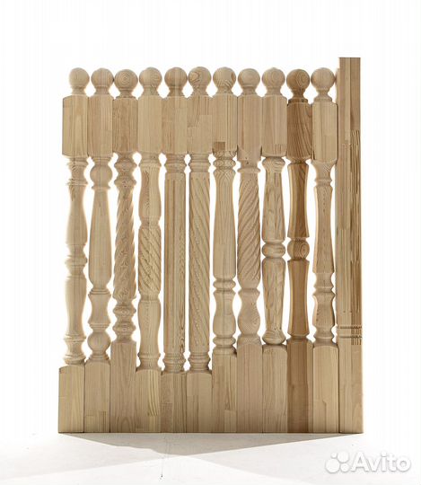 Балясины деревянные и столбы оптом от производител