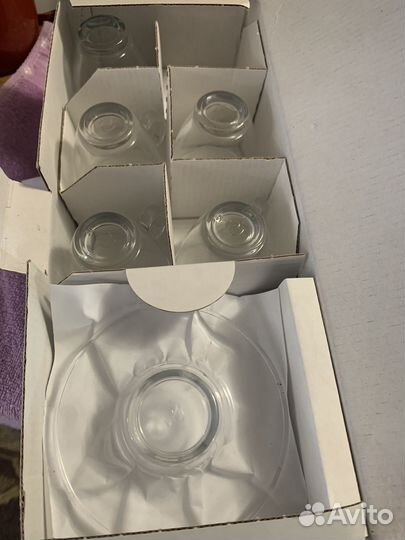 Кофейный набор 6 чашечек с блюдцами