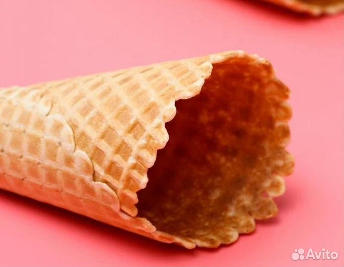 Вафельный рожок сахарный крученый Большой 185 мм