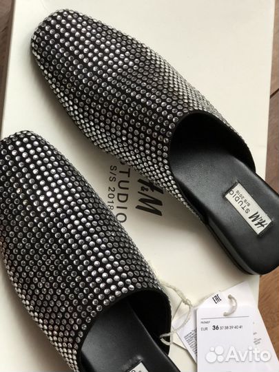 Туфли мюли hm studio новые