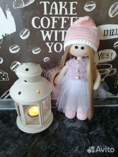 Кукла Тильда. Кукла крючком. Интерьерная кукла