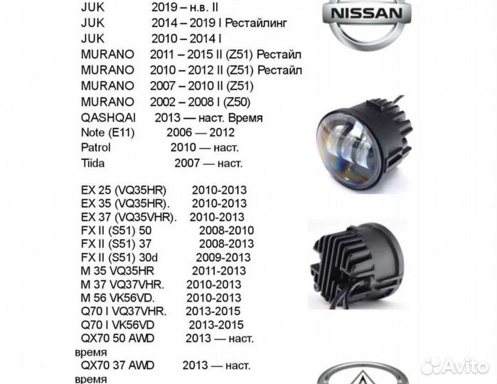 Птф Infiniti/Nissan
