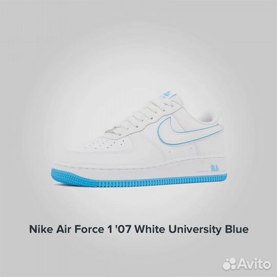 Nike Air Force 1 07 White University Blue