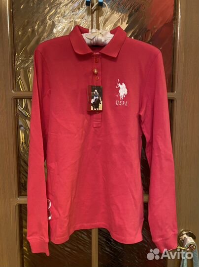 Поло с длинным рукавом