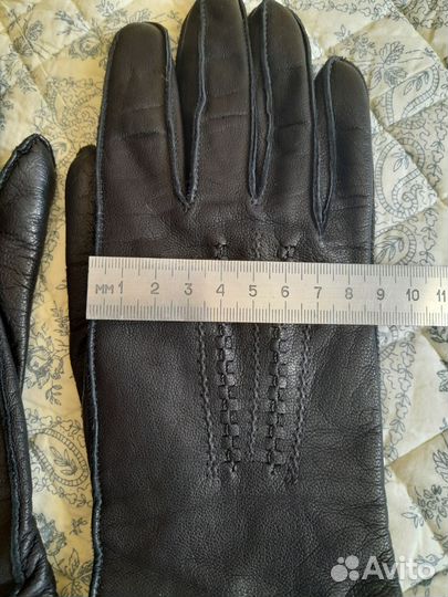 Перчатки кожаные