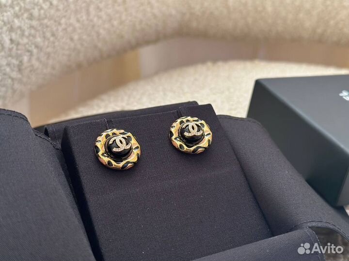 Серьги chanel оригинал