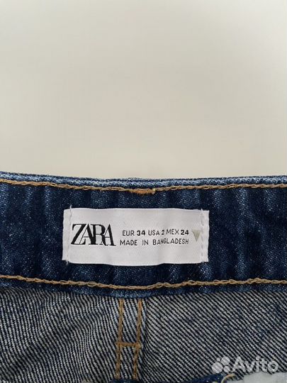 Джинсовые шорты zara