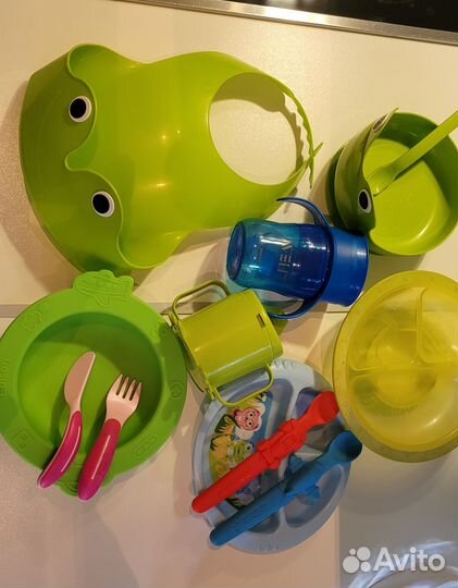 Посуда детская ikea,avent