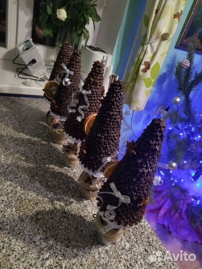 Топиарий из кофе