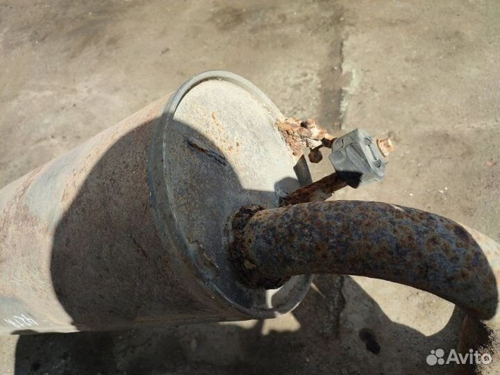 Глушитель задний Mitsubishi Pajero Pinin H77W 4G94